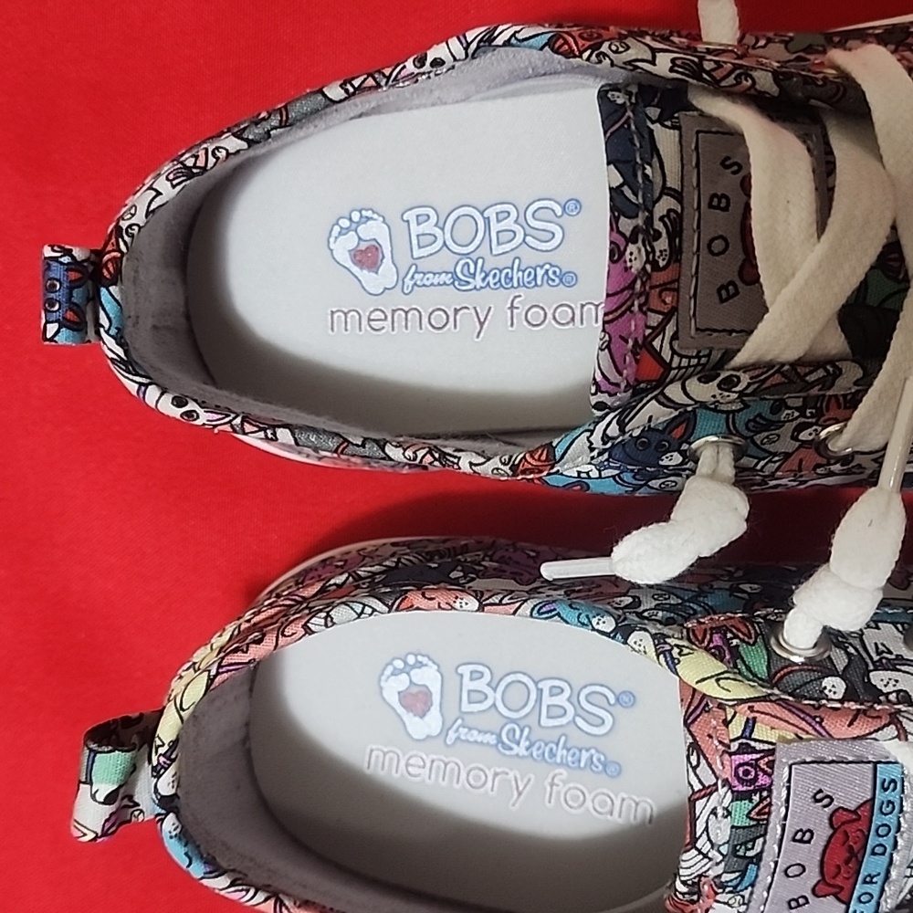 Skechers Women's, BOBS B Cute - Friends Fur-Ever Sneaker - Picture 9 of 10